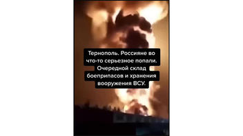 Fact Check: Video Does NOT Show Fuel Depot In Ternopil, Ukraine, On Fire, Hit By Russians